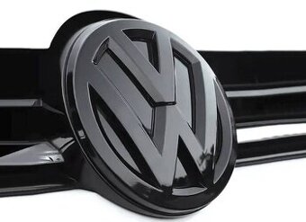 Logo znak VOLKSWAGEN cierne leskle / cervene