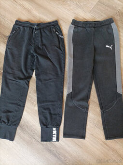 Kalhoty - tepláky vel.164 - PUMA a BONPRIX