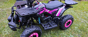 Nová dětská čtyřkolka M-Hunter 49ccm - růžová