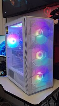 Herní PC Montech White RGB/i5-6500/RX570 8GB/16GB RAM/Win11