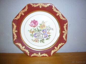 retro talíř ditmar urbach 89 porcelán