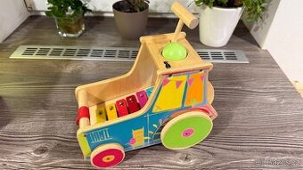 Dětský vláček xylofon s kladivečkem