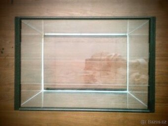 AKVÁRIUM 40 x 27 x 22 cm, 24 litrů F5 mm + KRYCÍ SKLA POSUVN