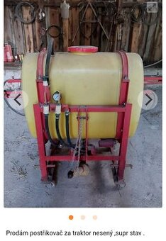 Postřikovač nesený 600L