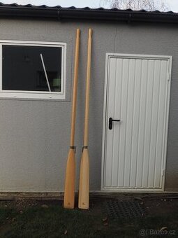 Dřevěná vesla nová