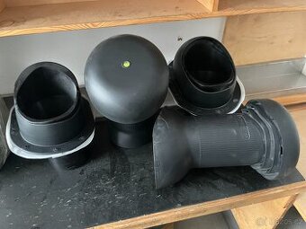 větrací komínek DN 125 mm H 440 mm s odvodem kondenzátu