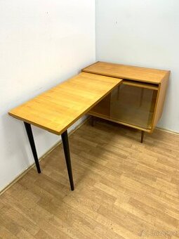 Retro psací stůl s komodou