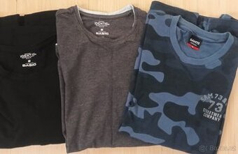 3x triko dlouhý rukáv vel.S