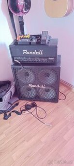 Randall tranzistor 300w + kabinet + pedalboard