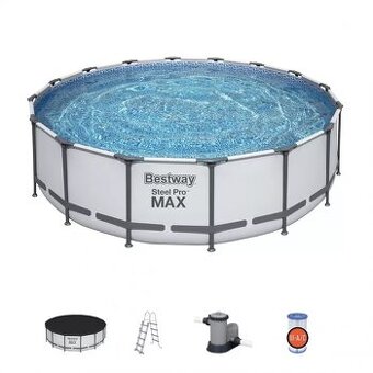 Bazén Steel Pro Max 4.88 x 1.22m s filtrací-nový