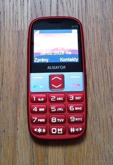 TLAČÍTKOVÝ MOBILNÍ TELEFON ALIGATOR SENIOR A775 DUAL SIM