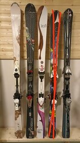 Dámské lyže Volkl, Atomic, Fischer, Rossignol, 154-163cm