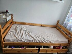 Dvoupatrová postel 90x200