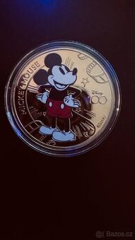 Mickey Mouse 25 centů mince.Cena 200kč