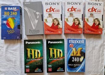 VHS kazety, nektere v originální folii - 1
