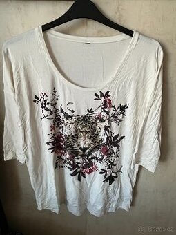 Tričko s leopardem XL/3XL