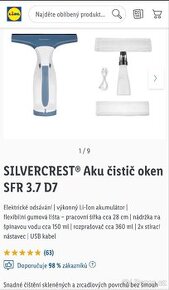 Čistič oken akumulátorový