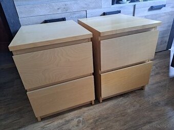 Dva noční stolky (komody) Ikea Malm