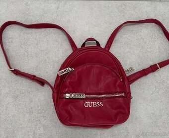 Krasny kozeny batuzek Guess, top stav - 1