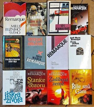 13x ERICH MARIA REMARQUE (prodej sbírky)