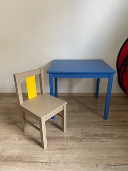 Ikea kritter stoleček a židlička