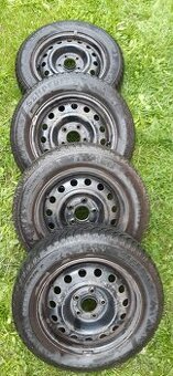 Zimní kola (pneu+plech.disky) 185/65 R15 + 5,5Jx15 5x114,3