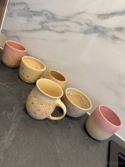 Keramické hrníčky na kávu, cappucino - nové