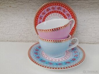 Sada 2 espresso šálků s podšálkem zn. "Pip Studio"