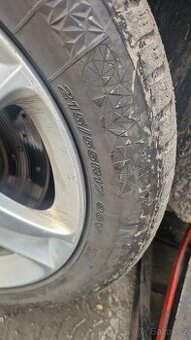 Alu kola peugeot 407 "17" zimni pneu