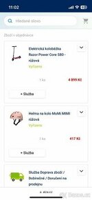 Elektrická koloběžka dětská