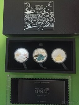 Lunarní serie 3x1oz ročník 2025 Year of the Snake