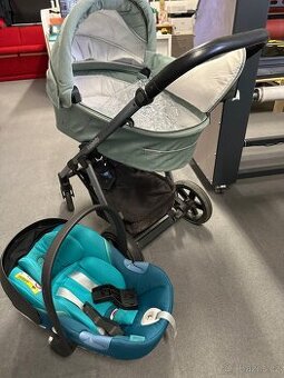 Kočárek Babydesign + autosedačka Cybex