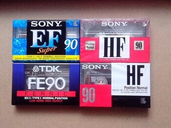 mc kazety Sony a TDK