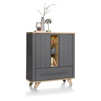 Komoda/skříň JARDIN – skandinávský styl, dřevo - 1