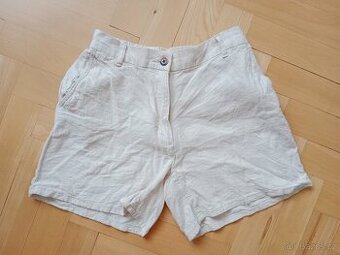Lněné dívčí kraťasy