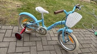 Dětské kolo 16” Bello s košíkem a kolečky