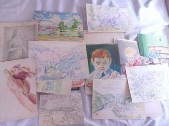 Velká Pozůstalost Kreseb po Malíři - MILOŠ KOHOUT- 247 kusů