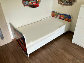 Dětská postel 160x80, matrace, chránič - TOP STAV