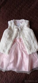 Slavnostní oblečení pro holčičku (šaty,vesta)