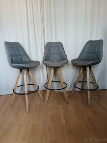 Barové židle, 3 kusy - 1