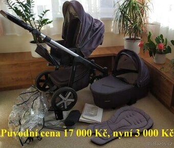 kočárek Baby Design Husky 2019 dvojkombinace