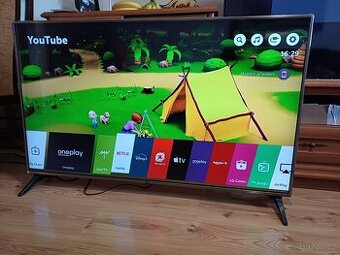 4K Smart TV 55"LG 55UK6500-úhlopříčka 140cm