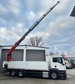 MAN TGS 26.400 6x2 - valník s hydraulickou rukou Palfinger