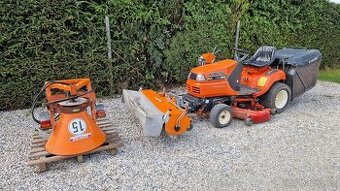 Zahradni traktor Kubota G21 Diesel/Hyh.Smeták+Sypač/ - 1