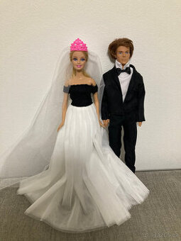 Barbie Mattel a Ken Mattel nevěsta a ženich RŮZNÉ