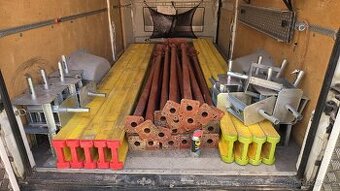 Stavební stojky 200/360, křížové hlavy a nosníky H20