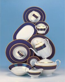 Zepter Porcelán Cobalt Royal kompletní set pro 12 osob