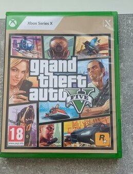 Prodám hru GTA 5 na Xbox Series X – nová, jen rozbalená
