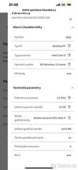 Herní PC - Acer Nitro N 50- 620