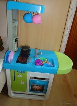 Dětská kuchyňka Cherry Smoby elektronická + nádobí